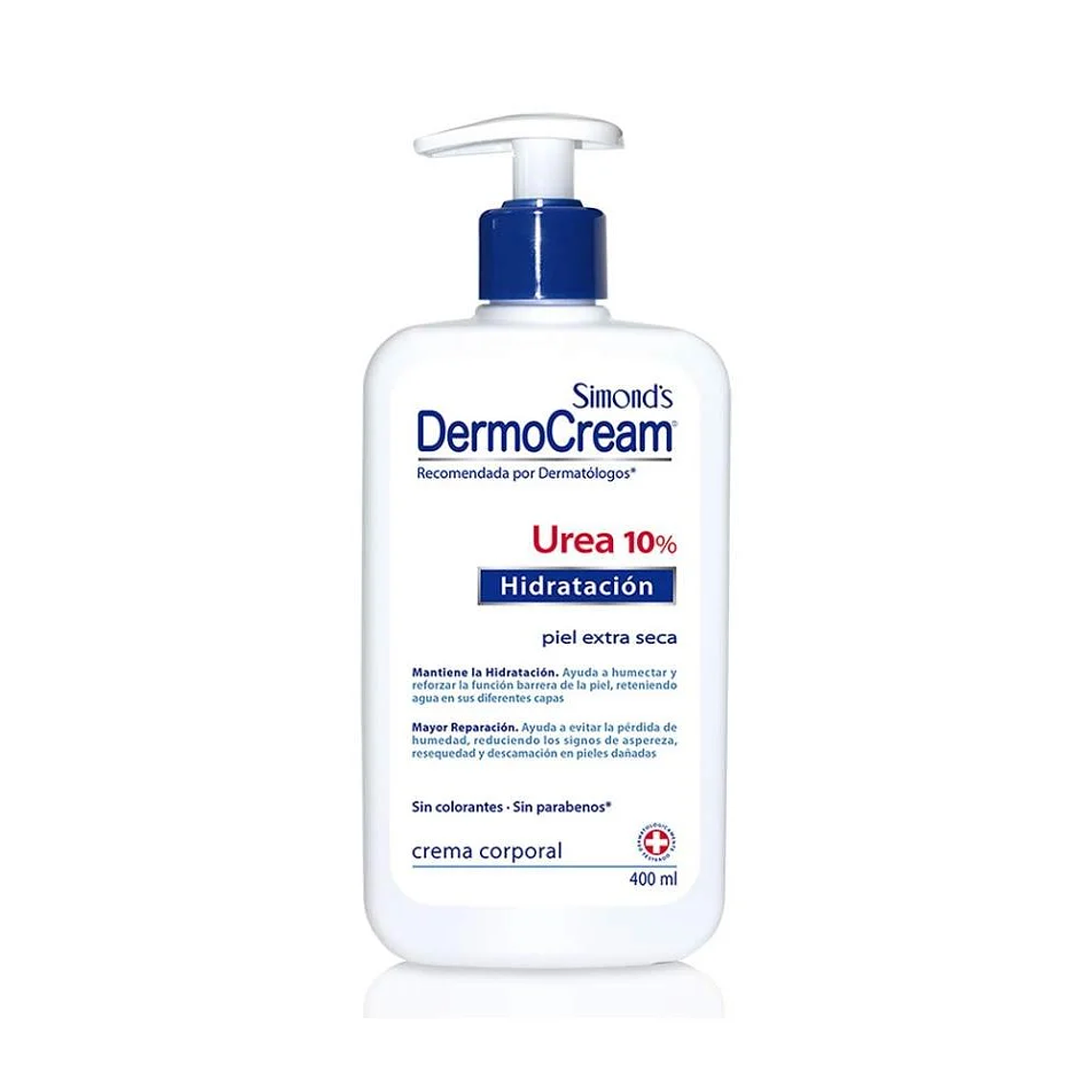 Crema corporal Simonds Dermocream Urea 10% 400ml 1