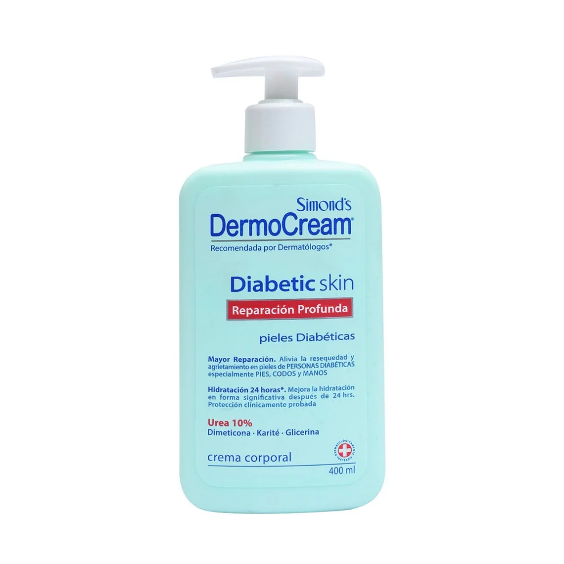 Crema corporal Simonds Dermocream Diabetic Skin 400ml 1