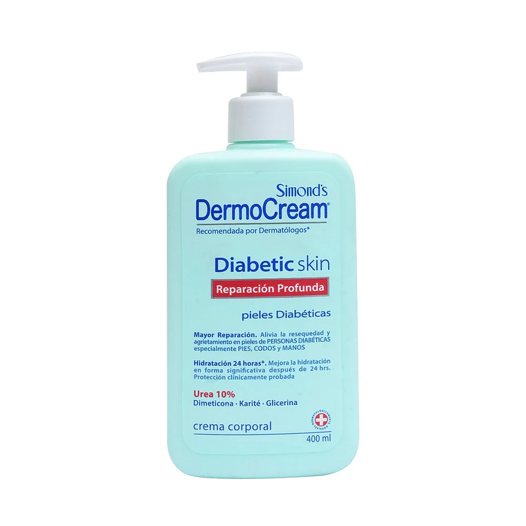 Crema corporal Simonds Dermocream Diabetic Skin 400ml 1