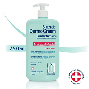 Crema corporal Simonds Dermocream Diabetic Skin 750ml