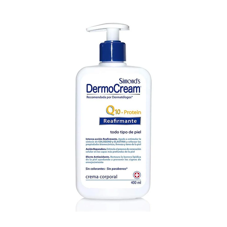 Crema corporal Simonds Dermocream Q10 400ml 1