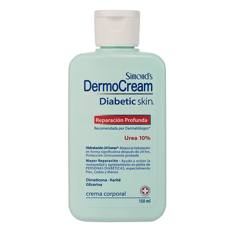 Crema corporal Simonds Dermocream Diabetic Skin 150ml