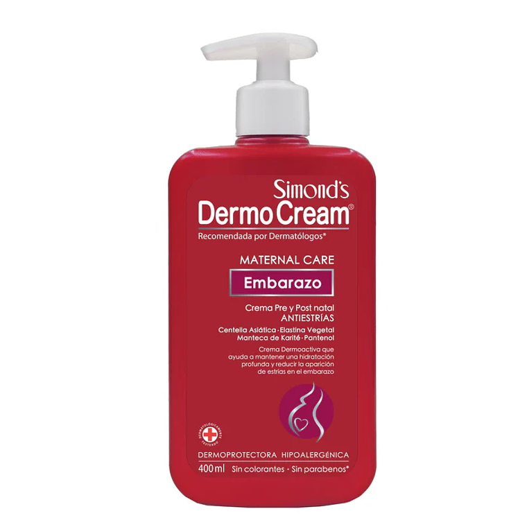 Crema corporal Simonds DermoCream Embarazo 2en1 400ml 1