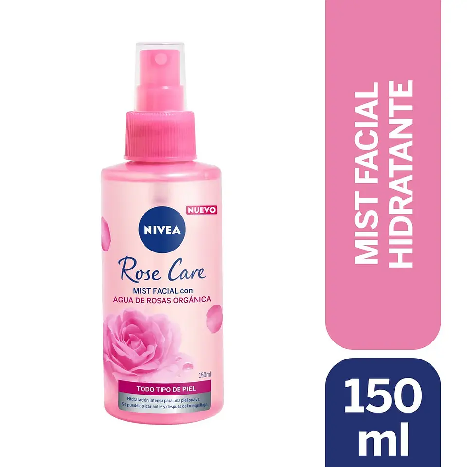 Mist Hidratante Facial Nivea Rose care 150ml 1