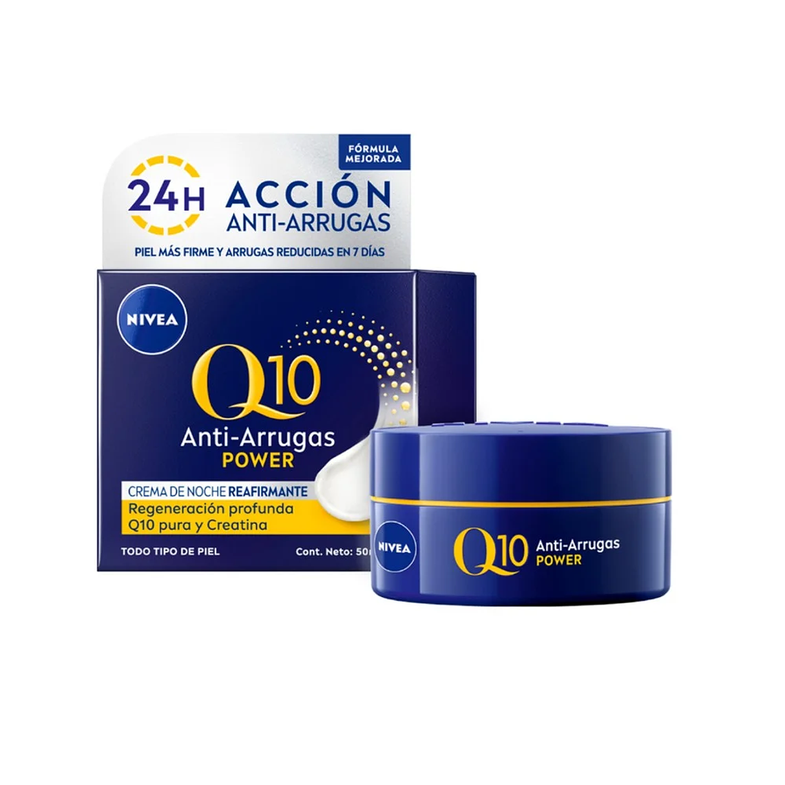 Crema facial Nivea Antiarrugas Q10 nocturna 50ml 1