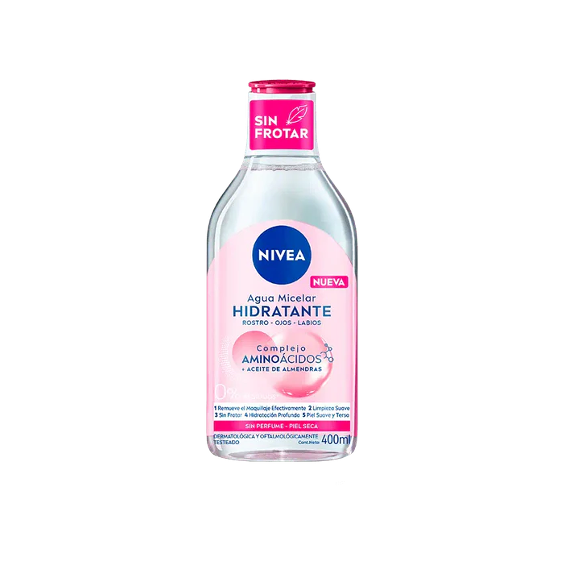 Agua micelar Nivea Hidratante Piel Seca 400ml 1