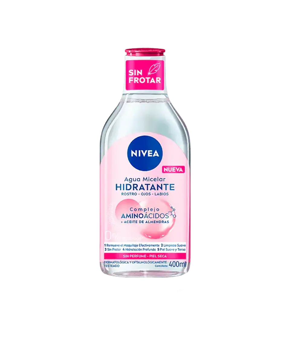 Agua micelar Nivea Hidratante Piel Seca 400ml 1