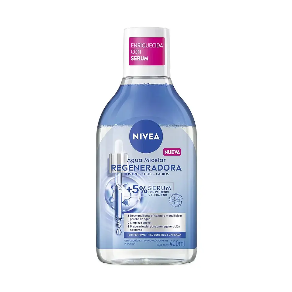 Agua Micelar Bifasica Nivea Regenerdora 400ml 1