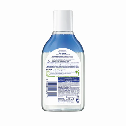 Agua Micelar Bifasica Nivea Regenerdora 400ml