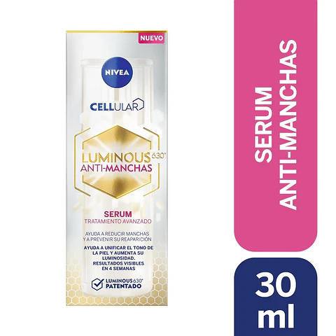 Sérum Nivea Luminous630 Anti Manchas Tratamiento avanzado 30ml
