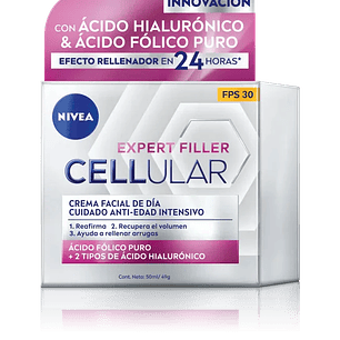 Crema facial Nivea Cellular Ácido Hialuronico & Fólico 50ml Dia