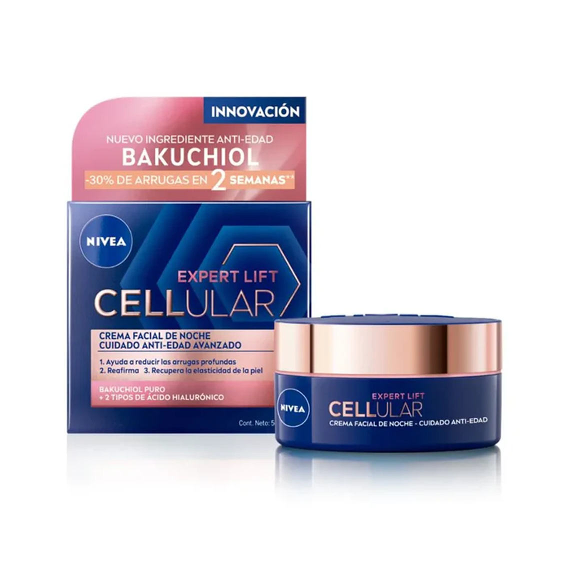 Crema facial Nivea Cellular Bakuchiol 50ml Noche 1