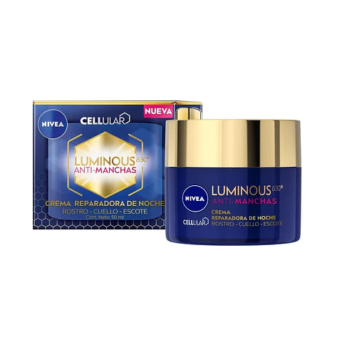 Crema de noche Nivea Cellular Luminous 630 anti manchas 50ml