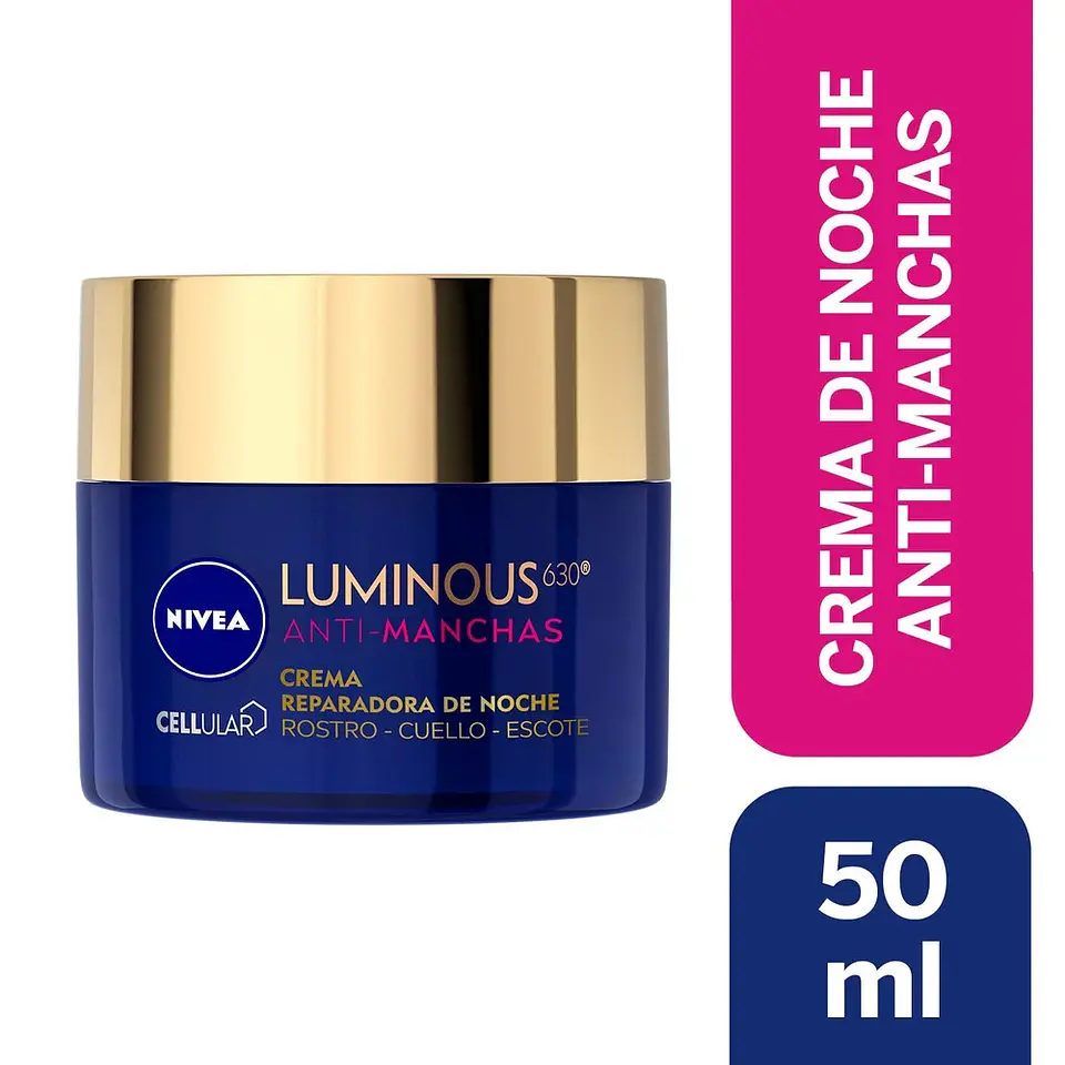 Crema de noche Nivea Cellular Luminous 630 anti manchas 50ml 1