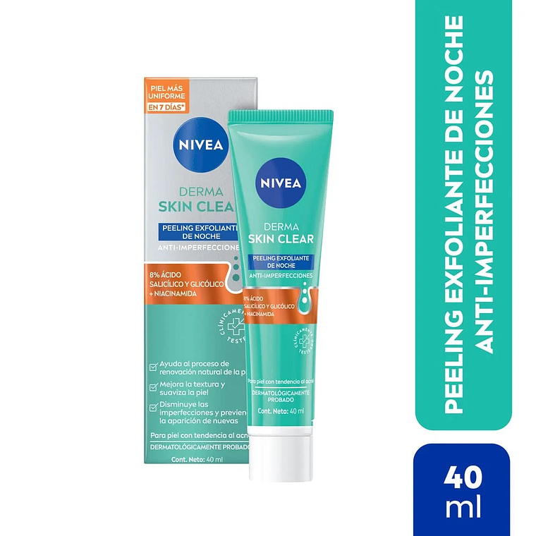 Exfoliante Nivea Derma Skin Clear 40ml 1