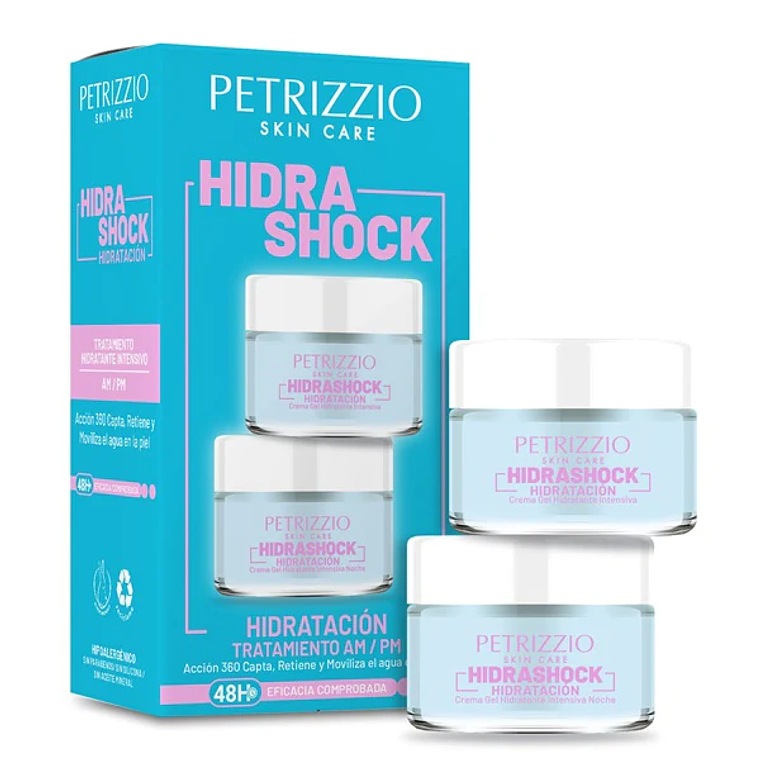 Set de Tratamiento Petrizzio Hidrashock Día + Noche 1