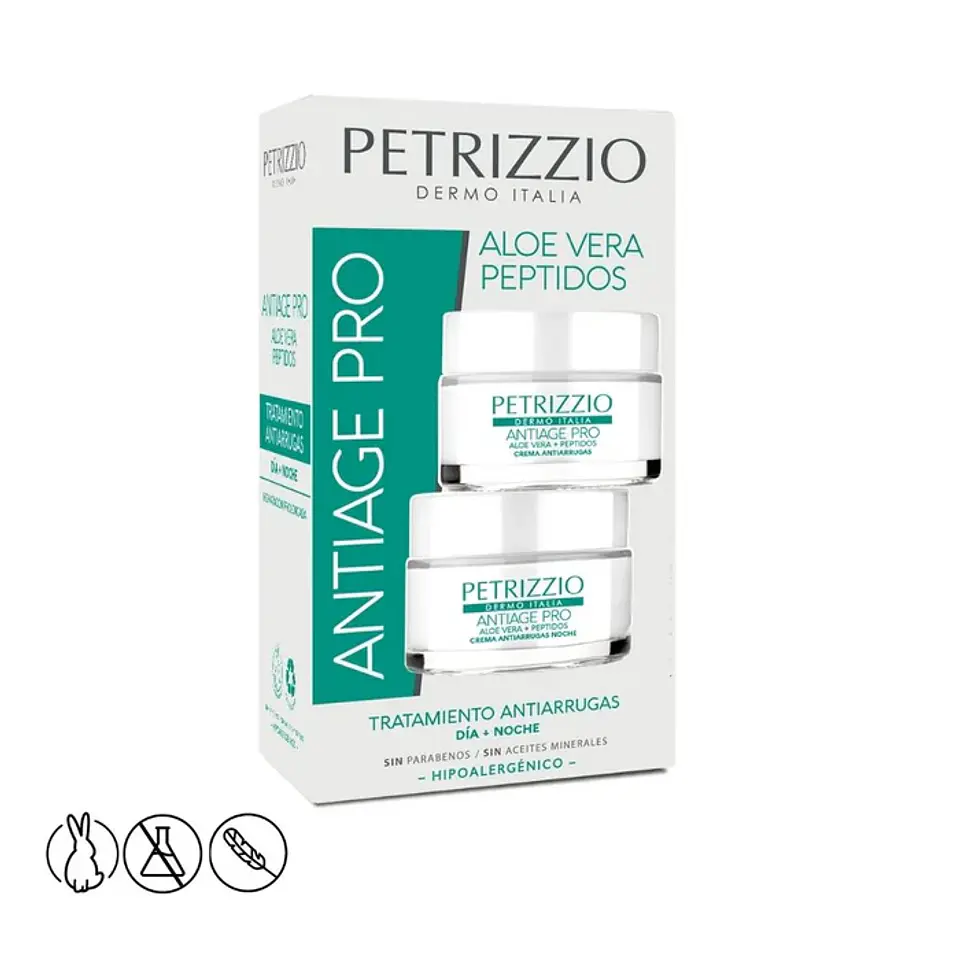 Set de tratamiento Antiage Pro Petrizzio Aloe Vera día + noche 1
