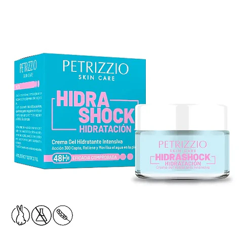 Cremas Petrizzio Hidrashock Hidratación Dia 50g