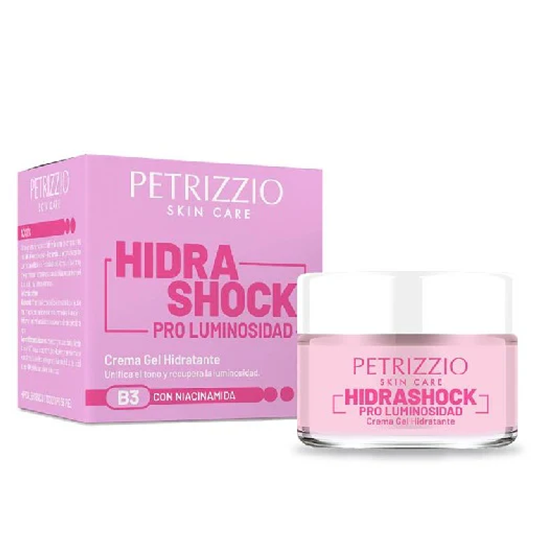 Crema Gel Hidratante Petrizzio Hidrashock Pro Luminosidad 50g 1