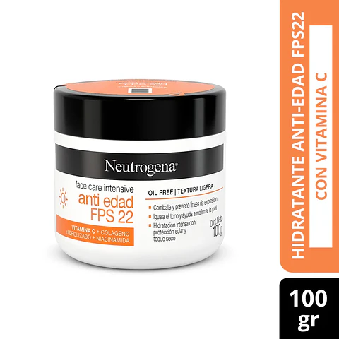 Neutrogena Face Care Intensive Antiedad FPS 22