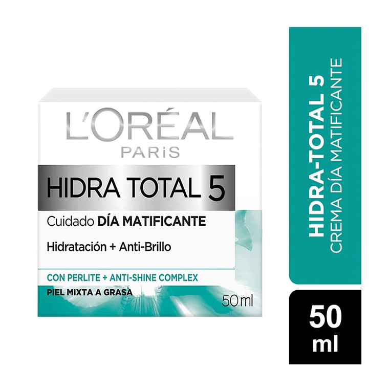Crema Loreal Hidratotal 5 Matificante 50ml 1