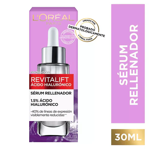 Sérum Rellenador Revitalift Ácido hialurónico 30ml