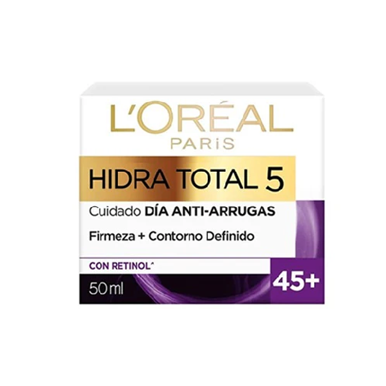 Crema Loreal Hidratotal 5 Antiarrugas +45 50ml 1