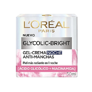 Gel Crema Anti-manchas Glycolic-Bright Noche 50ml