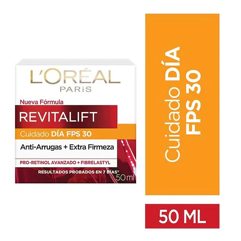 Crema facial Revitalift Día FPS30 50ml