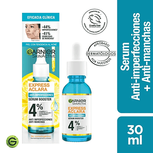 Sérum Garnier Express Aclara Anti-imperfecciones 30ml