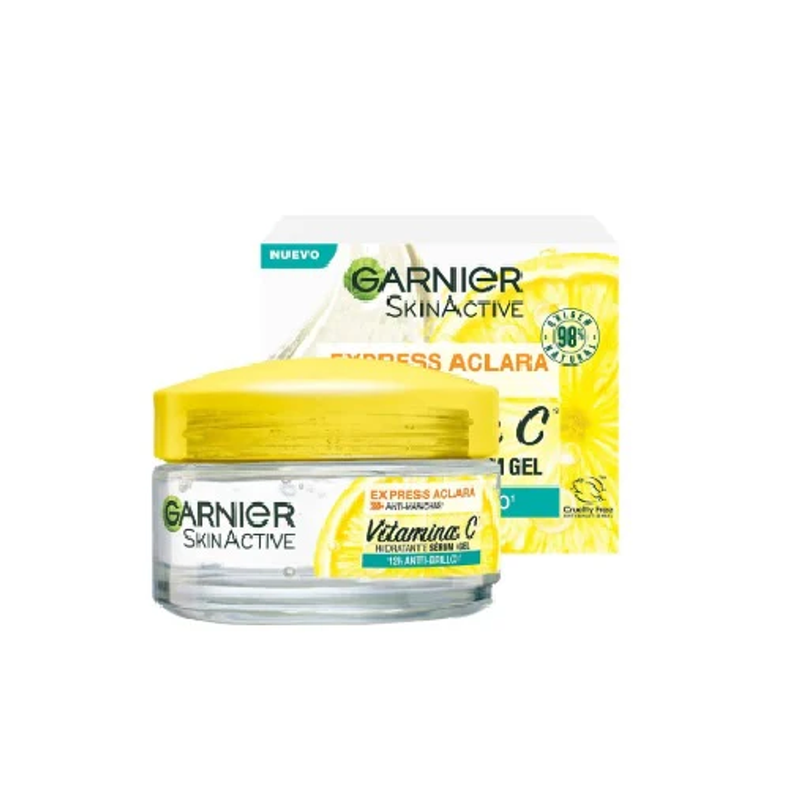 Crema Serum Gel Hidratante Express Aclara Vitamina C 50ml Anti Brillo 1