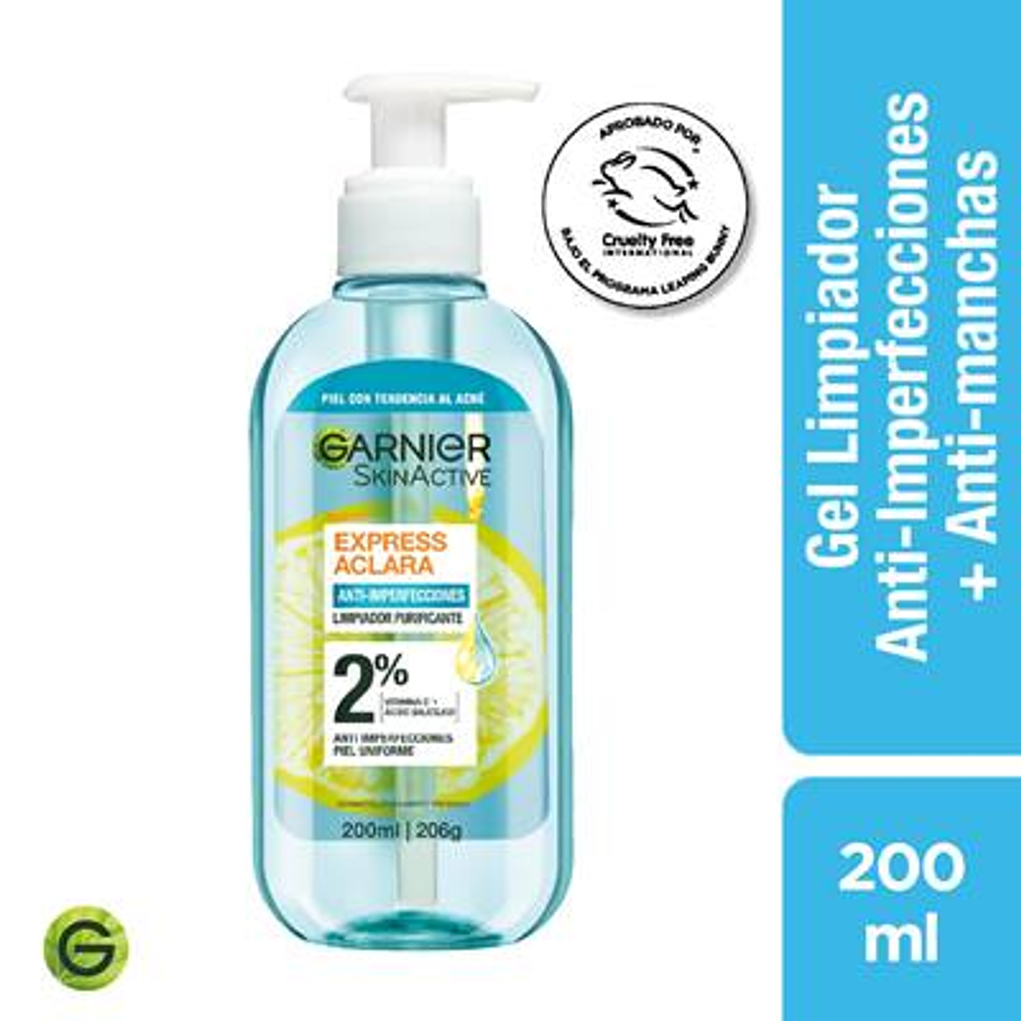 Limpiador purificante Garnier Anti-Imperfecciones Express Aclara 200ml 1