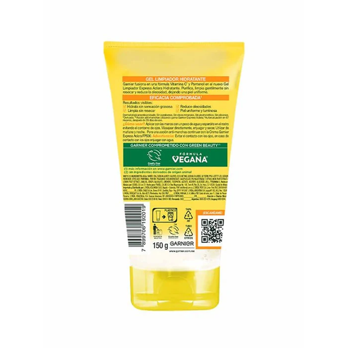 Gel Limpiador Garnier Skin Active Express Aclara 150ml 2