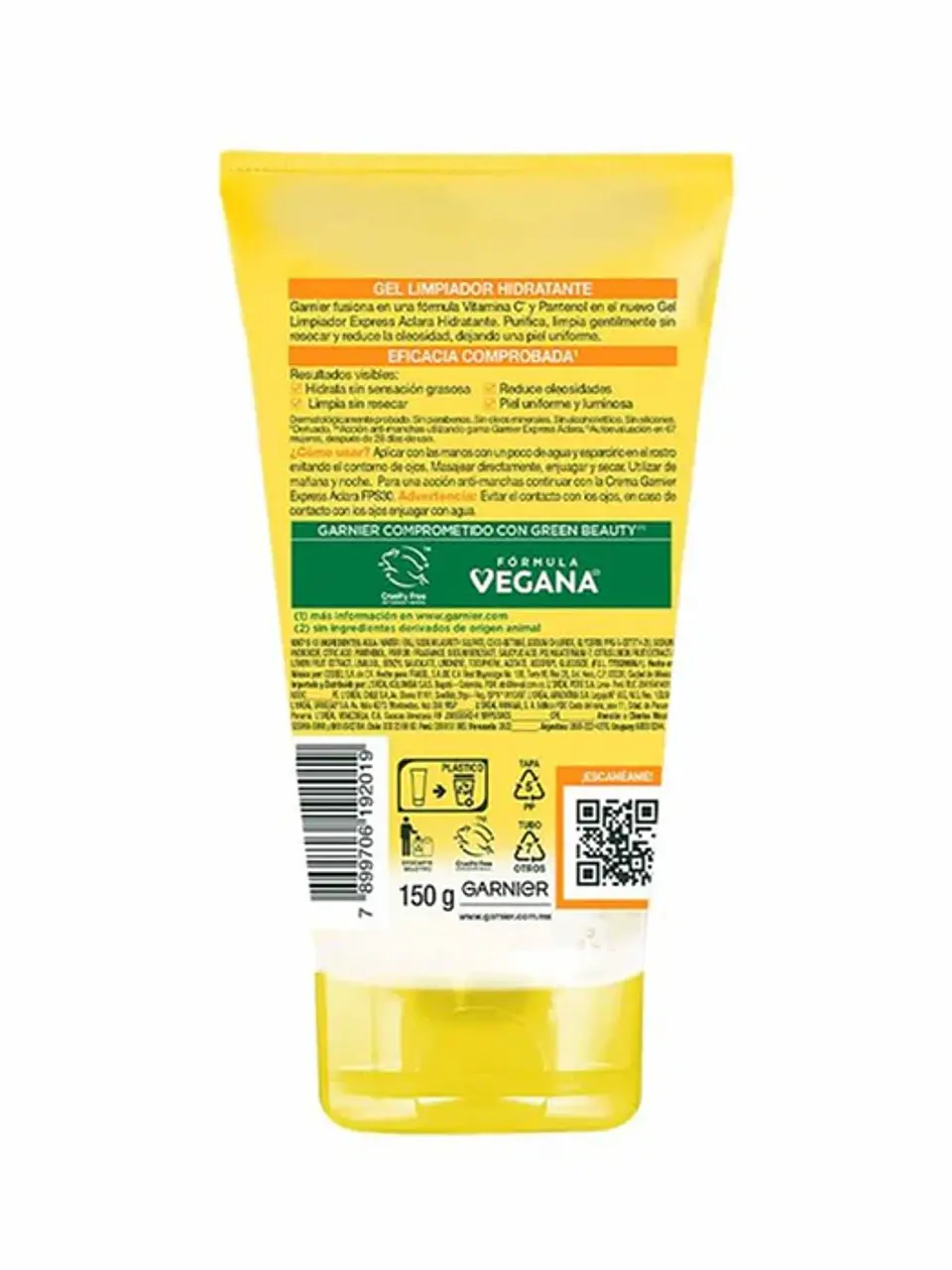 Gel Limpiador Garnier Skin Active Express Aclara 150ml 2