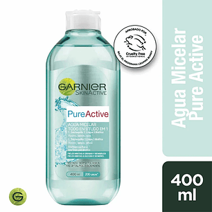 Agua Micelar Garnier Pure Active 400 ml
