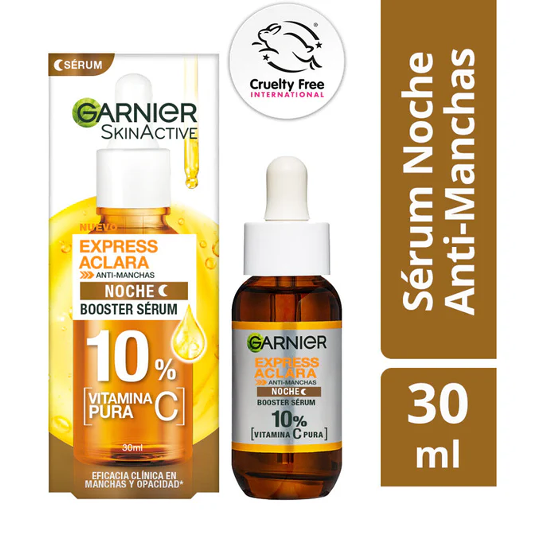 Sérum Garnier Express Aclara Noche 30ml 1