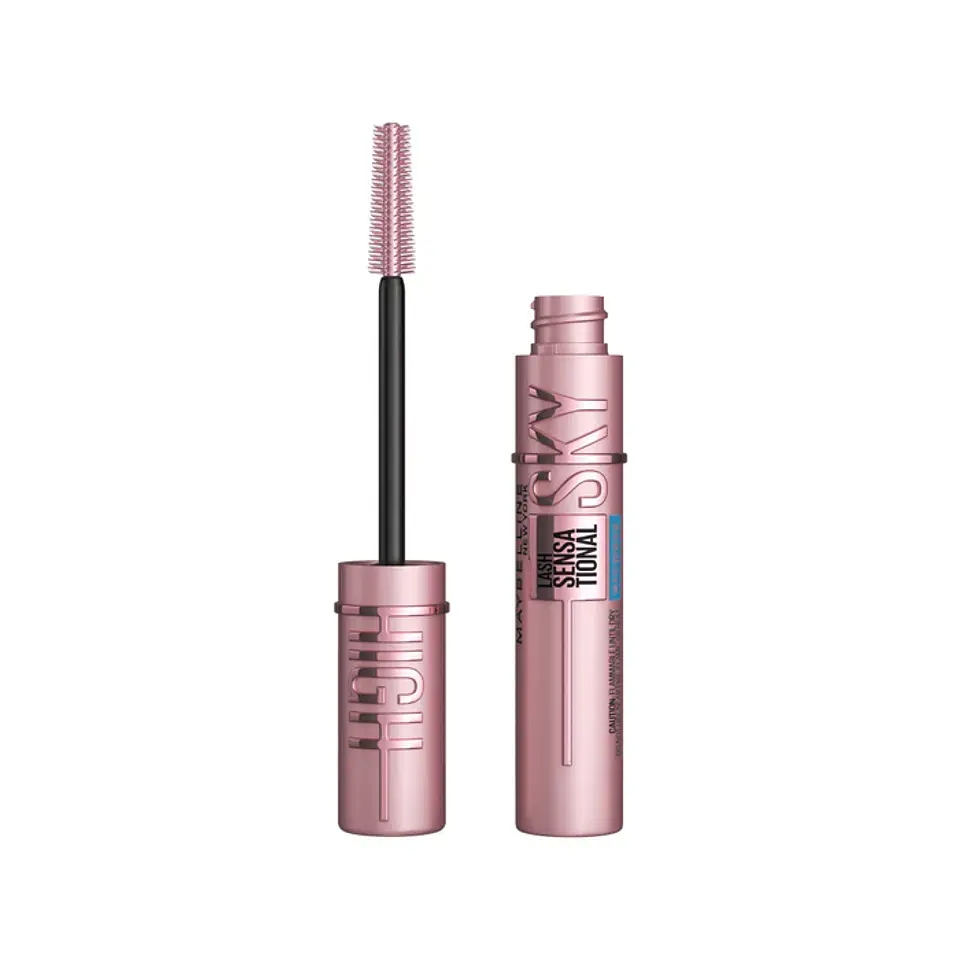Máscara De Pestañas Lash Sensational Sky High A Prueba De Agua Maybelline 1