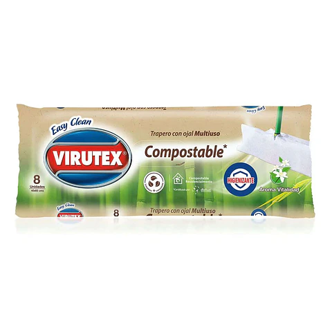 Trapero Virutex con Ojal Multiuso Compostable Aroma Vitalidad 8 Un