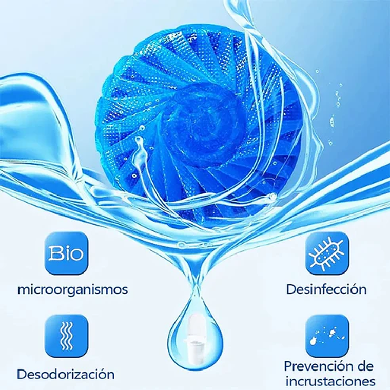 AILEDA PASTILLAS PARA INODORO ULTRA CONCENTRADO 3+1 UN OCÉANO/LIMÓN 2