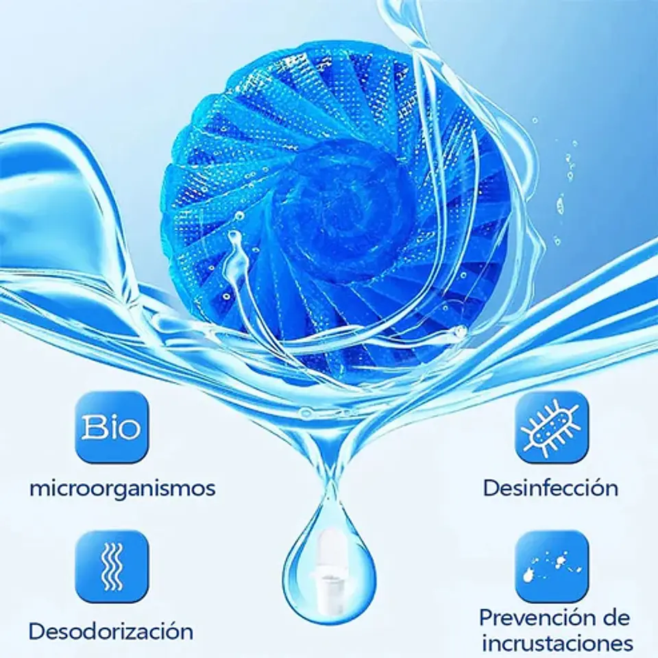 AILEDA PASTILLAS PARA INODORO ULTRA CONCENTRADO 3+1 UN OCÉANO/LIMÓN 2
