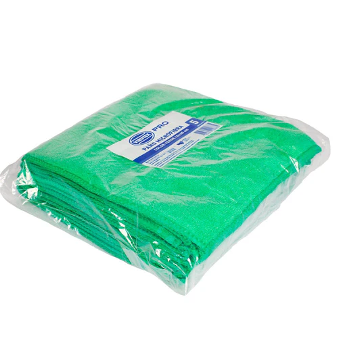 Paño Microfibra Virutex Pro Multiuso Verde 40X40 cm Paquete de 5 Unidades 2