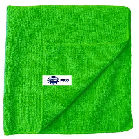 Paño Microfibra Virutex Pro Multiuso Verde 40X40 cm Paquete de 5 Unidades