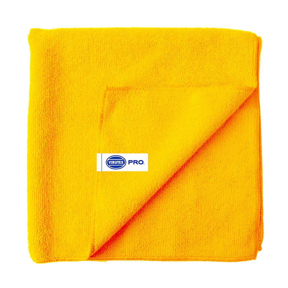 Paño Microfibra Virutex Pro Multiuso Amarillo 40X40 cm Paquete de 5 Unidades 1