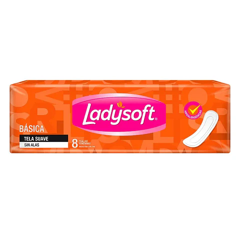 Toalla higiénica Ladysoft Básica Plana