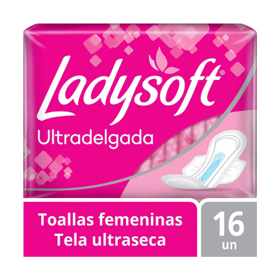 Toalla higiénica Ladysoft Ultradelgada malla 16 und. 1