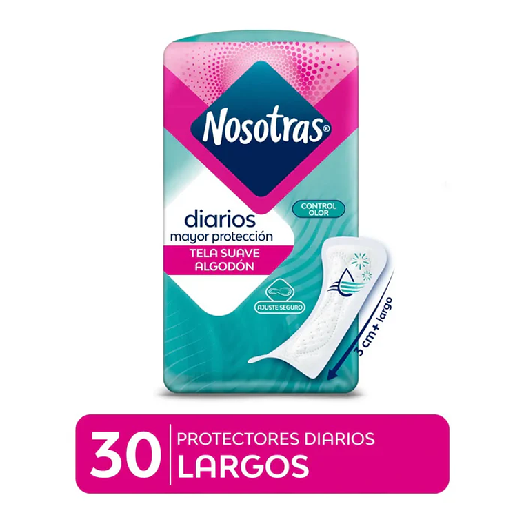 Protectores Diarios Nosotras Largo 30 unds. 1