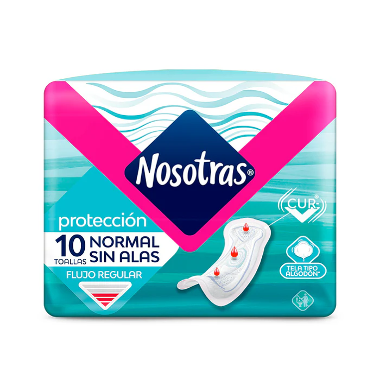 Toalla higiénica Nosotras Anatomica 10unds. 1