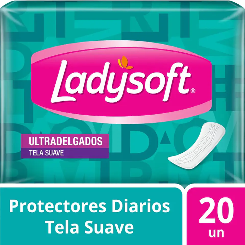 Protectores ultradelgados Ladysoft Tela Suave 20 unidades 1