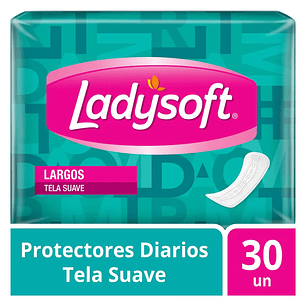 Protectores Largos Ladysoft Tela Suave 30 unidades