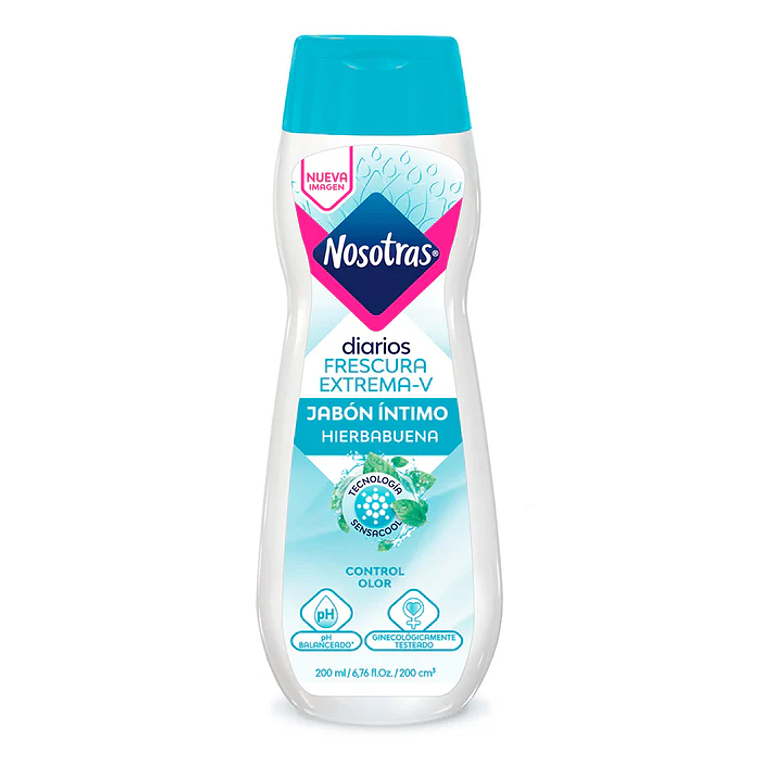 Jabón Intimo Nosotras Frescura extrema 200ml. 1